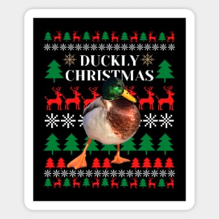 Duckly Christmas Sweater Magnet